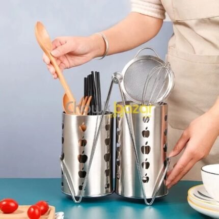 stainless steel spoon holder