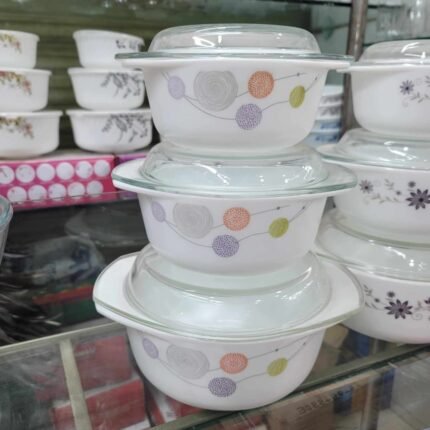 3pcs pyrex bati set