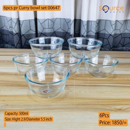6pcs curry bowl set 00647